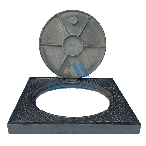 Nắp hố ga bằng gang (800x800x60)