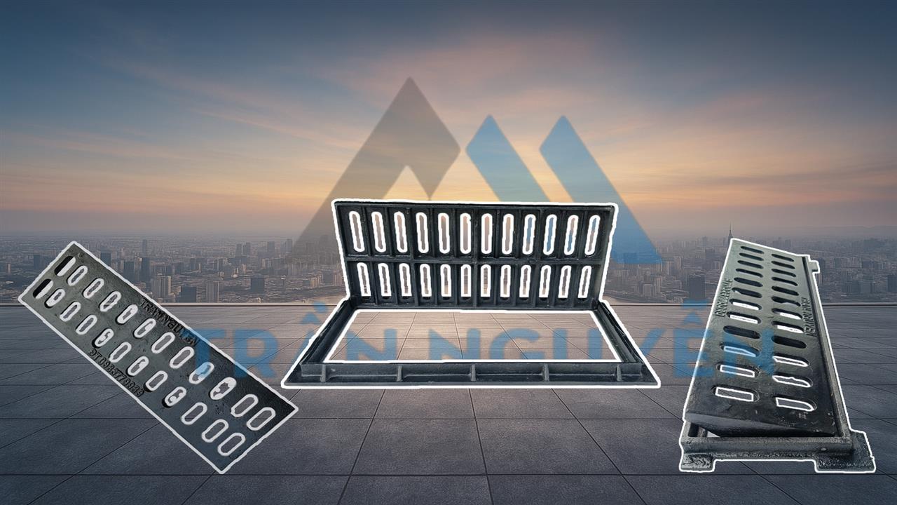 Song chắn rác gang tại Đồng Tháp